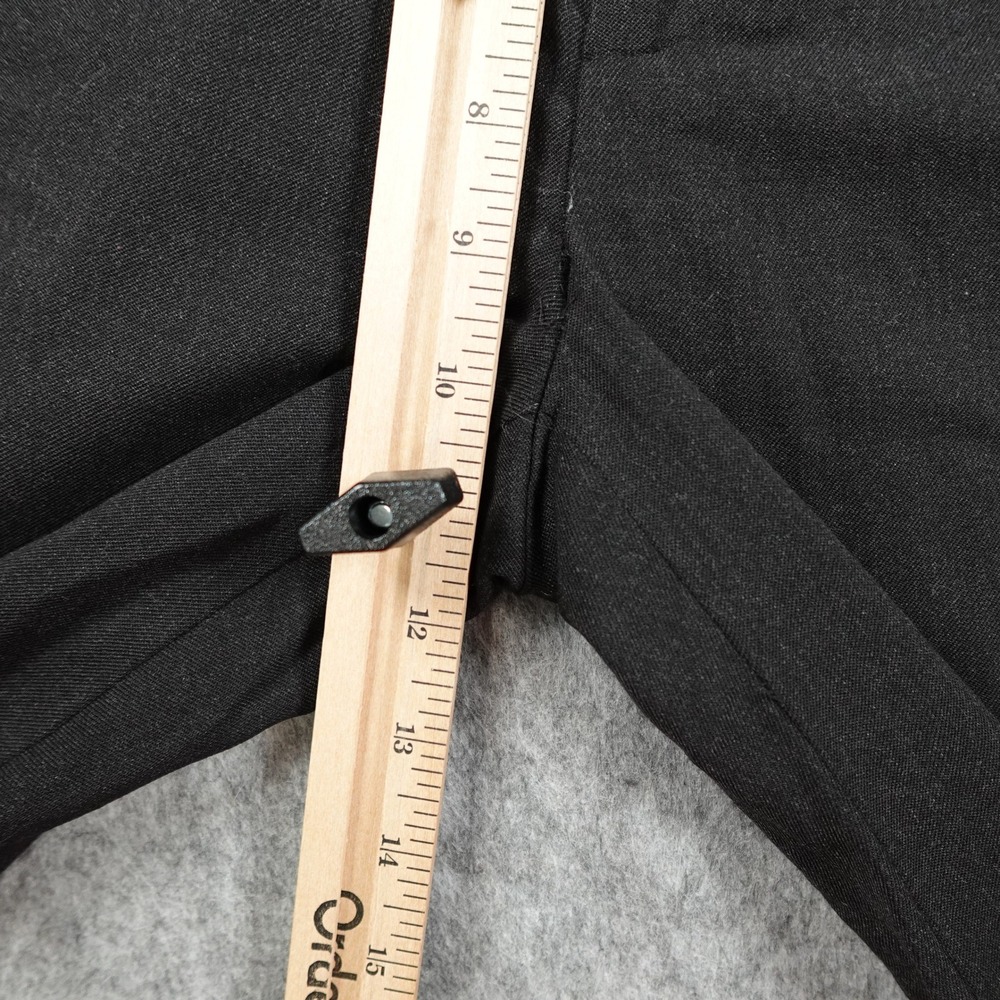 Ralph Lauren Pants Women 4 Black Wool Blend Wide Leg Professional Old Money - Picture 5 of 11